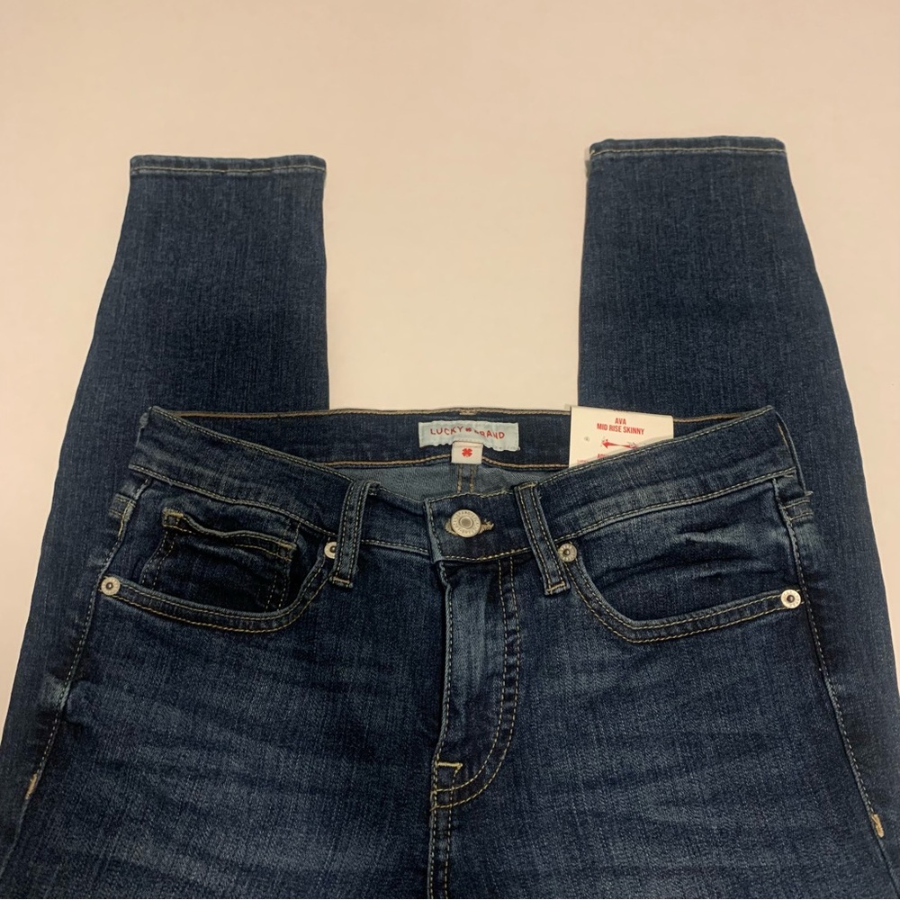 New LUCKY BRAND AVA Mid Rise Skinny ADVANCE STRETCH Size 2/26 A